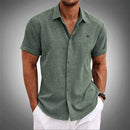 Camisa Manga Curta Tommy 100% Linho (LEVE 3 E PAGUE SOMENTE 1)